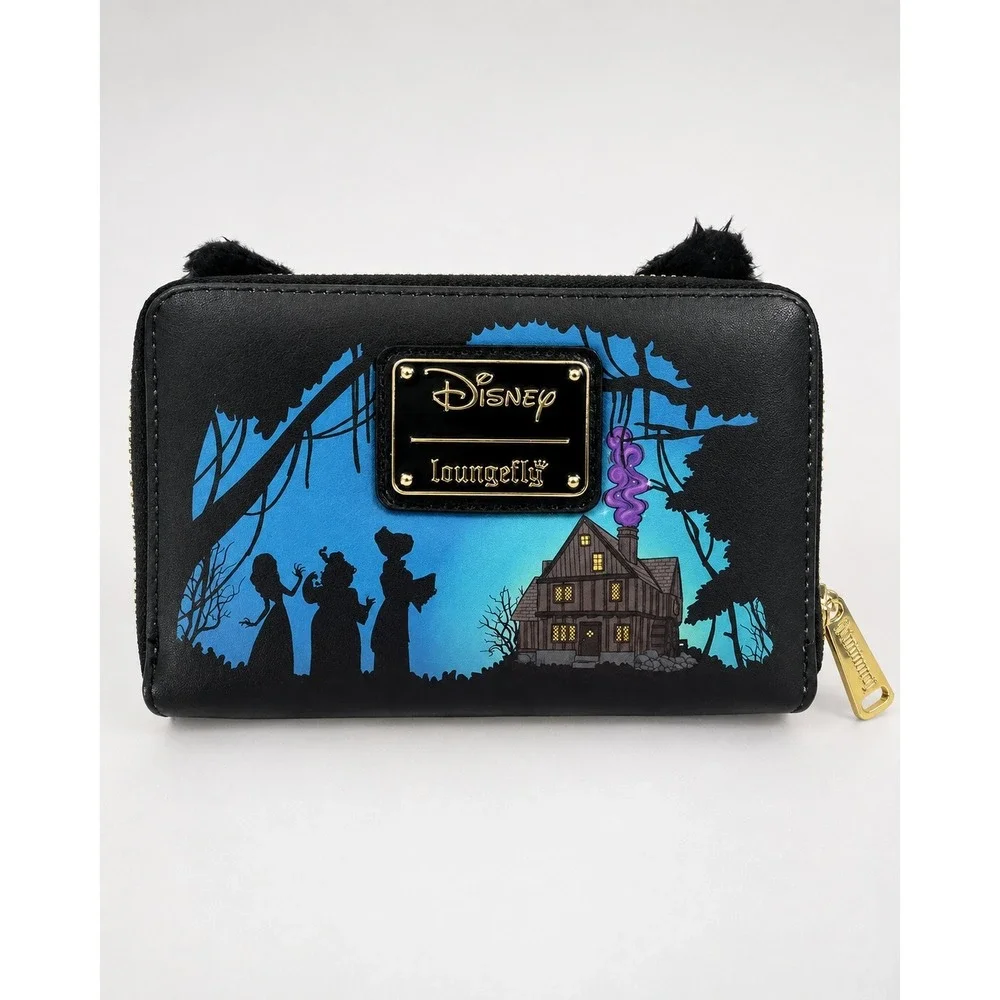 Loungefly Disney Hocus Pocus Binx Mini Backpack Wallet Set Black Halloween 2022